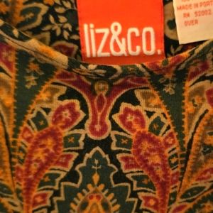 Small Fushcia and Gold Longsleeve Liz n Co